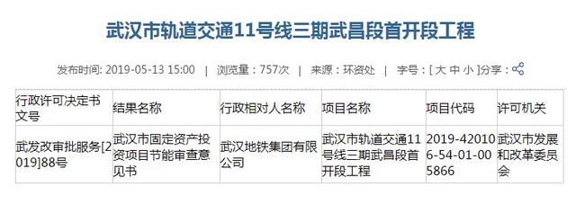 1400亿!武汉地铁四期线路全部启动,神速 1400亿!武汉地铁四期线路全部启动,神速