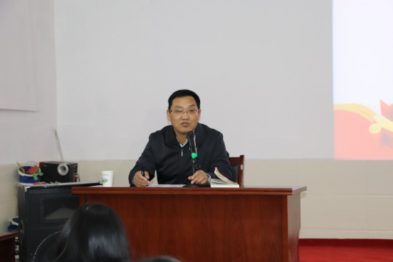 省委讲师团成员中南民族大学阎占定教授 莅临必赢官网宣讲党的十九届四中全会精神 省委讲师团成员中南民族大学阎占定教授 莅临必赢官网宣讲党的十九届四中全会精神