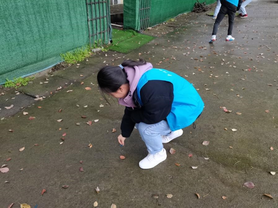 必赢nn699net官网“雷锋月” 清扫校园志愿活动